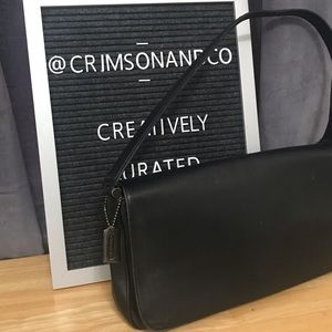 Coach vintage Whitney bag leather shoulder black #9179